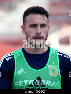 Chile Fußball-Liga 1 Abteilung - Campeonato Nacional AFP PlanVital2019/(Club Universidad de Chile) - Angelo Jose Henriquez Iturra Stockfoto