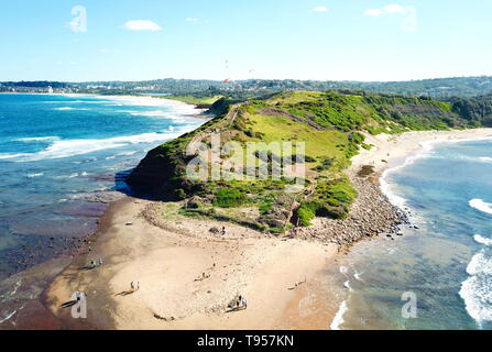 Long Reef Vorgewende (Sydney, NSW, Australien) ist eine Ikone Landspitze wurde von der Heilsarmee gehört aber nun gehört es für die Öffentlichkeit. Stockfoto