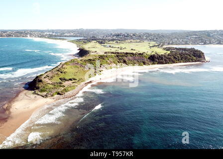 Long Reef Vorgewende (Sydney, NSW, Australien) ist eine Ikone Landspitze wurde von der Heilsarmee gehört aber nun gehört es für die Öffentlichkeit. Stockfoto