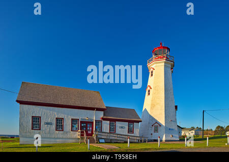 East Point Lighthouse East Point Prince Edward Island Kanada Stockfoto