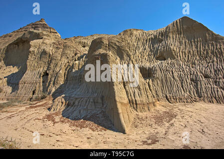 BAdlands auf Schloss Butte Big Muddy Badlands Saskatchewan Kanada Stockfoto