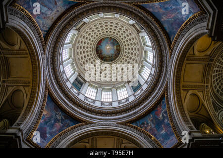 Paris, Frankreich - 24.04.2019: Innere des Pantheon, im Quartier Latin in Paris, Frankreich Stockfoto