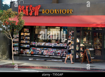 Buchen Sie Suppe Buchhandlung am Sunset Strip in West Hollywood Stockfoto