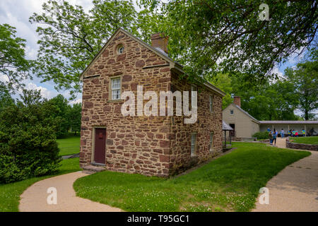 Chantilly, Virginia, USA - 16. Mai 2019. Ein Weitwinkel Foto von der Molkerei gebaut circi 1801 auf der Sully Plantage in Chantilly, Virginia, USA. Stockfoto