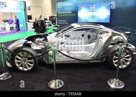 Excel London, UK. 16. Mai 2019. Drücken Sie Tag: London Motor & Technik Show‎ Tag der Eröffnung am 16. Mai 2019, bei Excel London, UK. Bild Capital/Alamy leben Nachrichten Stockfoto