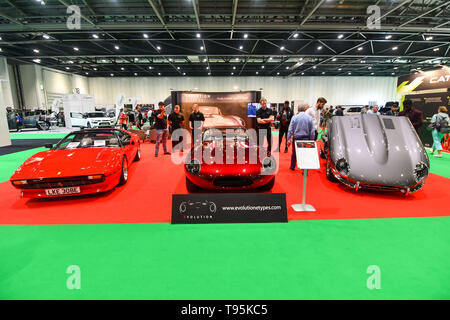 Excel London, UK. 16. Mai 2019. Drücken Sie Tag: London Motor & Technik Show‎ Tag der Eröffnung am 16. Mai 2019, bei Excel London, UK. Bild Capital/Alamy leben Nachrichten Stockfoto