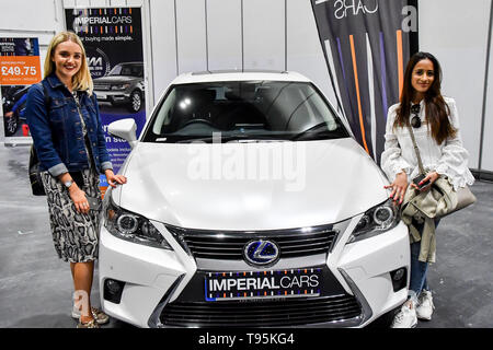 Excel London, UK. 16. Mai 2019. Drücken Sie Tag: London Motor & Technik Show‎ Tag der Eröffnung am 16. Mai 2019, bei Excel London, UK. Bild Capital/Alamy leben Nachrichten Stockfoto