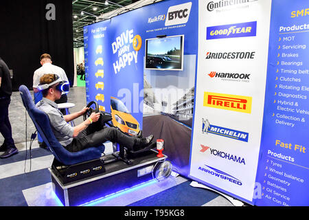 Excel London, UK. 16. Mai 2019. Drücken Sie Tag: London Motor & Technik Show‎ Tag der Eröffnung am 16. Mai 2019, bei Excel London, UK. Bild Capital/Alamy leben Nachrichten Stockfoto