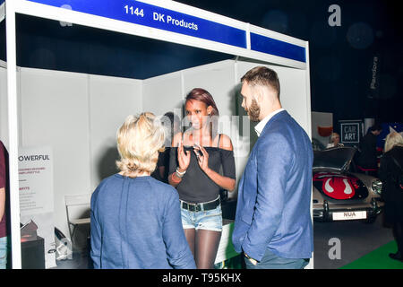 Excel London, UK. 16. Mai 2019. Drücken Sie Tag: London Motor & Technik Show‎ Tag der Eröffnung am 16. Mai 2019, bei Excel London, UK. Bild Capital/Alamy leben Nachrichten Stockfoto