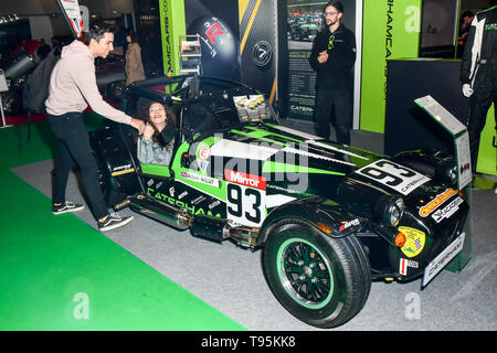 Excel London, UK. 16. Mai 2019. Drücken Sie Tag: London Motor & Technik Show‎ Tag der Eröffnung am 16. Mai 2019, bei Excel London, UK. Bild Capital/Alamy leben Nachrichten Stockfoto