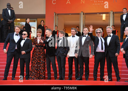 Cannes, Frankreich. 16. Mai, 2019. CANNES, Frankreich. Mai 16, 2019: Sir Elton John & Rocketman cast bei der Gala Premiere für "Rocketman" am Festival de Cannes. Foto: Paul Smith/Alamy leben Nachrichten Stockfoto