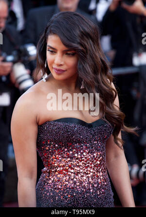 Cannes, Frankreich. 16. Mai 2019. Priyanka Chopra bei der rocketman Galavorstellung am 72. Filmfestspielen von Cannes Donnerstag, 16. Mai 2019, Cannes, Frankreich. Foto: Doreen Kennedy/Alamy leben Nachrichten Stockfoto