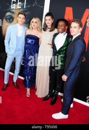 Los Angeles, Kalifornien, USA, 16. Mai 2019 (L-R) Schauspieler Corey Fogelmanis, Schauspielerin McKaley Miller, Schauspielerin Diana versilbert, Schauspieler Dante Braun und Schauspieler Gianni Paolo besuchen Universal Pictures präsentiert eine Special Screening von 'MA' am 16. Mai 2019 im Regal L.A. Leben in Los Angeles, Kalifornien, USA. Foto von Barry King/Alamy leben Nachrichten Stockfoto