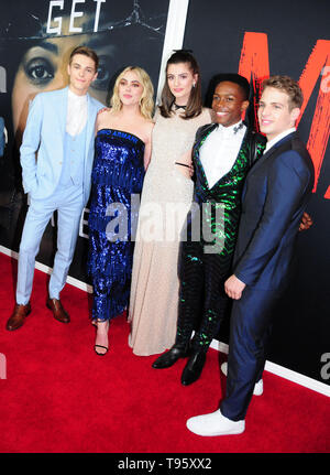 Los Angeles, Kalifornien, USA, 16. Mai 2019 (L-R) Schauspieler Corey Fogelmanis, Schauspielerin McKaley Miller, Schauspielerin Diana versilbert, Schauspieler Dante Braun und Schauspieler Gianni Paolo besuchen Universal Pictures präsentiert eine Special Screening von 'MA' am 16. Mai 2019 im Regal L.A. Leben in Los Angeles, Kalifornien, USA. Foto von Barry King/Alamy leben Nachrichten Stockfoto