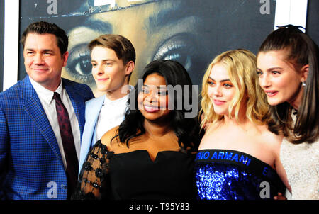 Los Angeles, Kalifornien, USA, 16. Mai 2019 (L-R) Regisseur/Autor/Produzent Tate Taylor, Schauspieler Corey Fogelmanis, Schauspielerin/Executive Producer Octavia Spencer, Schauspielerin McKaley Miller und Schauspielerin Diana Versilbert an Universal Pictures präsentiert eine Special Screening von 'MA' am 16. Mai 2019 im Regal L.A. Leben in Los Angeles, Kalifornien, USA. Foto von Barry King/Alamy leben Nachrichten Stockfoto