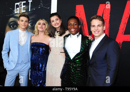 Los Angeles, Kalifornien, USA, 16. Mai 2019 (L-R) Schauspieler Corey Fogelmanis, Schauspielerin McKaley Miller, Schauspielerin Diana versilbert, Schauspieler Dante Braun und Schauspieler Gianni Paolo besuchen Universal Pictures präsentiert eine Special Screening von 'MA' am 16. Mai 2019 im Regal L.A. Leben in Los Angeles, Kalifornien, USA. Foto von Barry King/Alamy leben Nachrichten Stockfoto