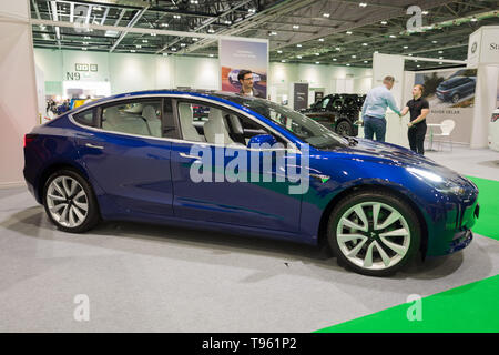 Mai 16, 2019 - London, UK - Vom 16. bis 19. Mai 2019 in London ExCel der London Motor Show wird mehr Autos und Inhalt. Von Supercars oder elektrische Autos aktuelle Modelle von Herstellern und die neueste Technologie. Der London Motor & Tech Show ist der größte Handel Automobil und Technik zeigen in Großbritannien. (Bild: © Velaren Grant/ZUMA Draht) Stockfoto