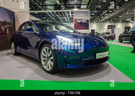 Mai 16, 2019 - London, UK - Vom 16. bis 19. Mai 2019 in London ExCel der London Motor Show wird mehr Autos und Inhalt. Von Supercars oder elektrische Autos aktuelle Modelle von Herstellern und die neueste Technologie. Der London Motor & Tech Show ist der größte Handel Automobil und Technik zeigen in Großbritannien. (Bild: © Velaren Grant/ZUMA Draht) Stockfoto