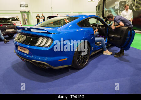 Mai 16, 2019 - London, UK - Vom 16. bis 19. Mai 2019 in London ExCel der London Motor Show wird mehr Autos und Inhalt. Von Supercars oder elektrische Autos aktuelle Modelle von Herstellern und die neueste Technologie. Der London Motor & Tech Show ist der größte Handel Automobil und Technik zeigen in Großbritannien. (Bild: © Velaren Grant/ZUMA Draht) Stockfoto