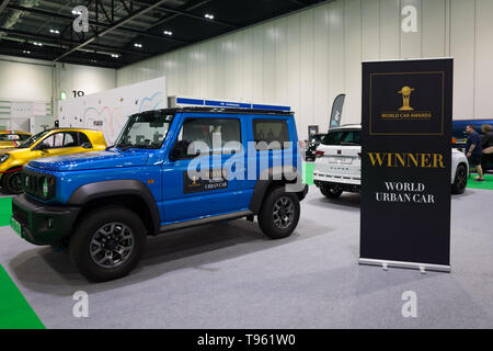 Mai 16, 2019 - London, UK - Vom 16. bis 19. Mai 2019 in London ExCel der London Motor Show wird mehr Autos und Inhalt. Von Supercars oder elektrische Autos aktuelle Modelle von Herstellern und die neueste Technologie. Der London Motor & Tech Show ist der größte Handel Automobil und Technik zeigen in Großbritannien. (Bild: © Velaren Grant/ZUMA Draht) Stockfoto