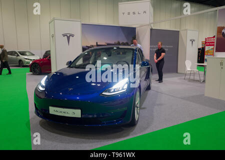 Mai 16, 2019 - London, UK - Vom 16. bis 19. Mai 2019 in London ExCel der London Motor Show wird mehr Autos und Inhalt. Von Supercars oder elektrische Autos aktuelle Modelle von Herstellern und die neueste Technologie. Der London Motor & Tech Show ist der größte Handel Automobil und Technik zeigen in Großbritannien. (Bild: © Velaren Grant/ZUMA Draht) Stockfoto