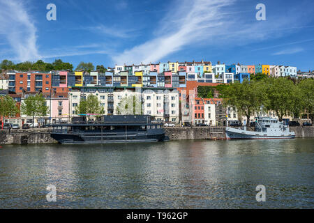 Harbourside auf dem Schwimmenden Hafen in Bristol. Stockfoto