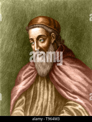 Amerigo Vespucci (März 9, 1454 - Februar 22, 1512) war ein italienischer Explorer, Finanzier, Navigator und Kartographen. Auf Einladung von König Manuel I. von Portugal, Vespucci nahmen als Beobachter in mehrere Kampagnen, die von der Ostküste von Südamerika zwischen 1499 und 1502 erforscht. Auf den Ersten dieser Reisen wurde er an Bord des Schiffes, die entdeckt, dass Südamerika erweitert viel weiter im Süden als bisher gedacht. Stockfoto