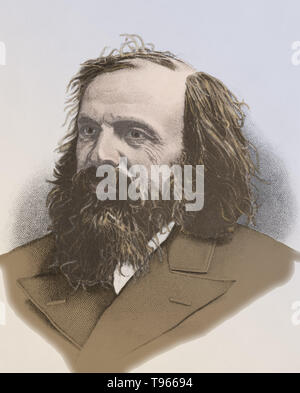 Dmitri Iwanowitsch Mendelejew (Februar 8, 1834 - Februar 2, 1907) war ein russischer Chemiker, Erfinder und gutgeschrieben als der Schöpfer der ersten Version des Periodensystems der Elemente. Mit Hilfe der Tabelle, er sagte voraus, dass die Eigenschaften der Elemente, das noch entdeckt werden. Im Jahr 1863 gab es 56 bekannte Elemente mit einem neuen Element in einer Rate von ca. 1 pro Jahr entdeckt zu werden. Stockfoto