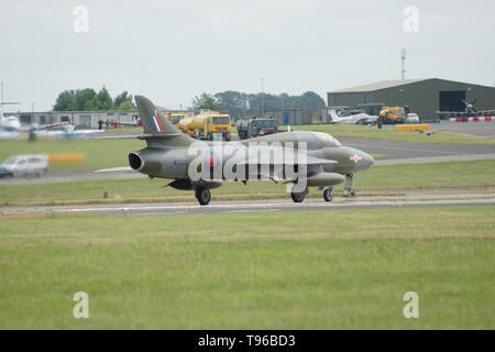 Hawker Hunter, Kalter Krieg Jet Fighter Stockfoto