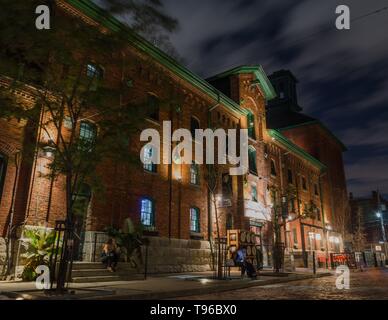 Der Geist von York Brennerei in der Distillery District, Toronto, Kanada. Stockfoto