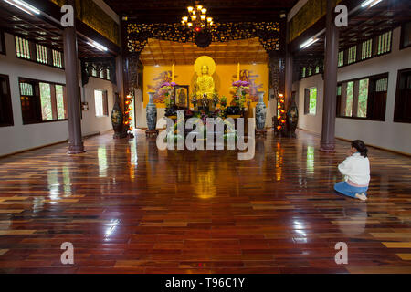 Truc Lam Pagode, Dalat, Vietnam, Asien Stockfoto