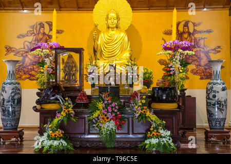 Truc Lam Pagode, Dalat, Vietnam, Asien Stockfoto