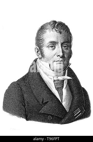 Baron Guillaume Dupuytren (5. Oktober 1777 bis 8. Februar 1835) war ein französischer Anatom und Chirurg. Obwohl er viel Wertschätzung für die Behandlung von Napoleon Bonaparte, Hämorrhoiden gewonnen, ist er heute für seine Beschreibung der Dupuytren kontraktur's, die nach ihm und er erstmals auf im Jahr 1831 und veröffentlicht in der Fachzeitschrift "The Lancet" im Jahr 1834 mit dem Namen bekannt ist. Er starb 1835 im Alter von 57 Jahren. Stockfoto
