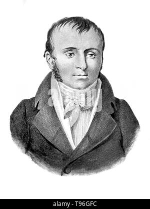 Marie François Xavier Bichat (November 14, 1771 - Juli 22, 1802) war ein französischer Anatom und Physiologe. Bichat ist am Besten als der Vater der modernen Histologie und Pathologie erinnert. Main Bichat's Beitrag zur Medizin und Physiologie war seine Erkenntnis, dass die vielfältigen Körper von Organen bestimmten Geweben oder Membranen enthalten, und er beschrieb 21 wie Membranen, einschließlich Bindegewebe, Muskeln und Nervengewebe. Stockfoto