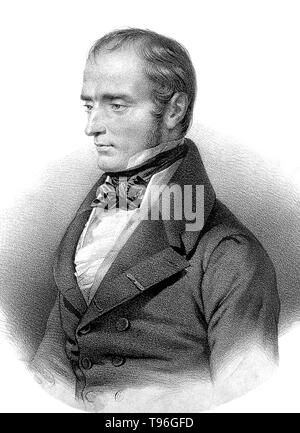 Marie François Xavier Bichat (November 14, 1771 - Juli 22, 1802) war ein französischer Anatom und Physiologe. Bichat ist am Besten als der Vater der modernen Histologie und Pathologie erinnert. Main Bichat's Beitrag zur Medizin und Physiologie war seine Erkenntnis, dass die vielfältigen Körper von Organen bestimmten Geweben oder Membranen enthalten, und er beschrieb 21 wie Membranen, einschließlich Bindegewebe, Muskeln und Nervengewebe. Stockfoto