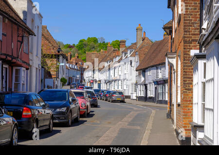 Die High Street, Charing, Kent, Großbritannien Stockfoto