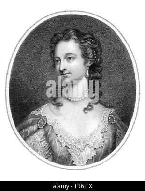 Lady Mary Wortley Montagu (1689 - 21. August 1762) war ein englischer Aristokrat, schreiben Schriftsteller und Dichter. Lady Mary ist heute vor allem für ihre Reisen zum Osmanischen Reich erinnert, als Frau zu den britischen Botschafter in der Türkei. Die Geschichte dieser Reise und ihrer Beobachtungen der Östlichen Leben in Briefen aus der Türkei erzählt. Während ihres Besuchs war entzückt von der Schönheit und der Gastfreundschaft der osmanischen Frauen begegnete. Stockfoto