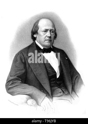 Henri Milne-Edwards (Oktober 23, 1800 - Juli 29, 1885) war ein französischer Zoologe. Zunächst wandte er sich mit der Medizin, in der er als MD in Paris im Jahre 1823 graduierte. Seine Leidenschaft für die Naturgeschichte bald durchgesetzt, und er hat sich selbst für die Untersuchung der unteren Formen des tierischen Lebens. Er wurde Schüler von Georges Cuvier und befreundete Jean Victor Audouin. Er wurde Professor für Hygiene und Natural History 1832 am Collège Zentrale des Arts et produziert. Stockfoto