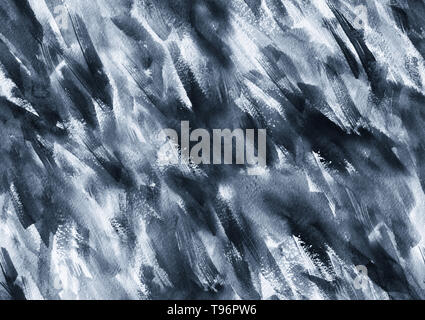 Von Hand bemalt Tinte nahtlose Muster mit abstrakten Pinselstrichen. Grunge Textur für Textil, Verpackung, Gruß-Karten, scrapbooking. Stockfoto