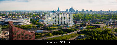 Die Londoner Skyline in der Dämmerung Stockfoto