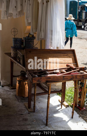 New York City, USA - May15, 2019: Brimfield Antique Market, Brimfield Massachusetts, USA. Stockfoto