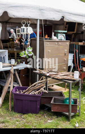 New York City, USA - May15, 2019: Brimfield Antique Market, Brimfield Massachusetts, USA. Stockfoto