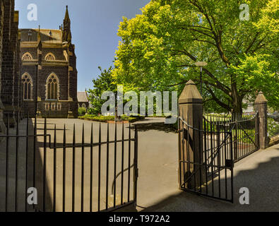 Melbourne, Australien, Victoria vom 18. Dezember 2013. Die St. Patrick's Cathedral. Die Kathedrale ist nach St. Patrick, dem Schutzpatron von Irland für t benannt Stockfoto