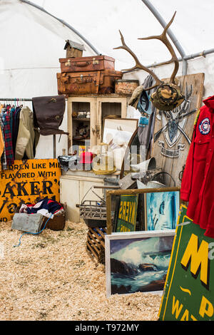 New York City, USA - May15, 2019: Brimfield Antique Market, Brimfield Massachusetts, USA. Stockfoto