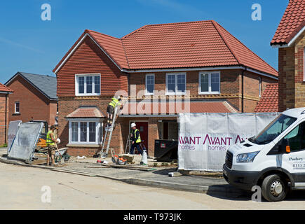 Neuen Avant Wohnungen Gehäuse Entwicklung, Stamford Bridge, East Yorkshire, England, Großbritannien Stockfoto