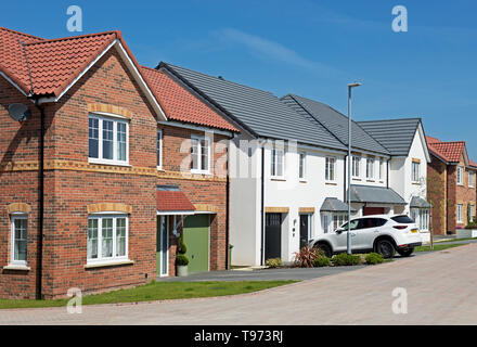 Neuen Avant Wohnungen Gehäuse Entwicklung, Stamford Bridge, East Yorkshire, England, Großbritannien Stockfoto