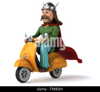 Spaß Gaul - 3D-Darstellung Stockfoto