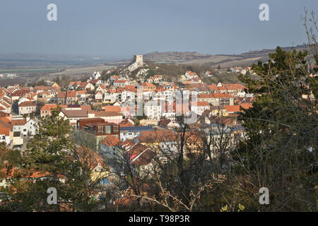 Kozi Hrádek - Mikulov - malerische Stadt in Südmähren - Amazing Tschechien Stockfoto