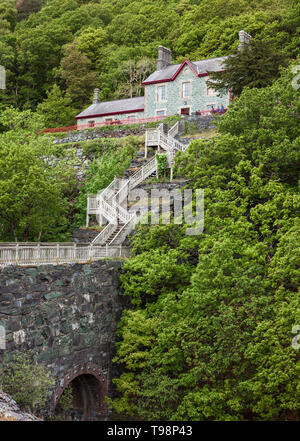 Dinorwic Steinbruch Krankenhaus, das National Slate Museum in Llanberis, North Wales. Stockfoto