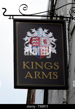 Das Kings Arms Public House, Polen Street, Soho, London, England, Großbritannien Stockfoto